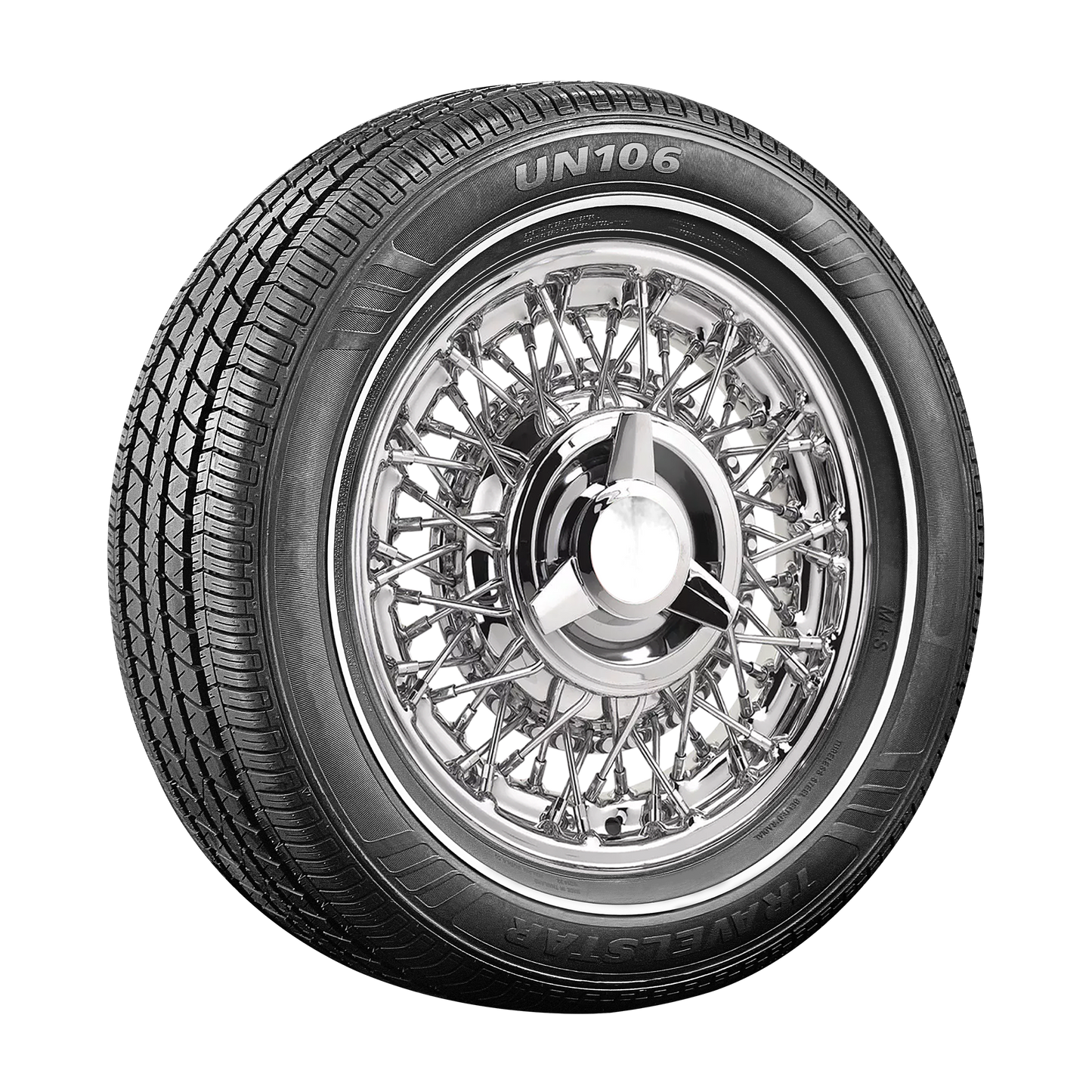 Classic Radial UN106 Valkosivu 9 mm