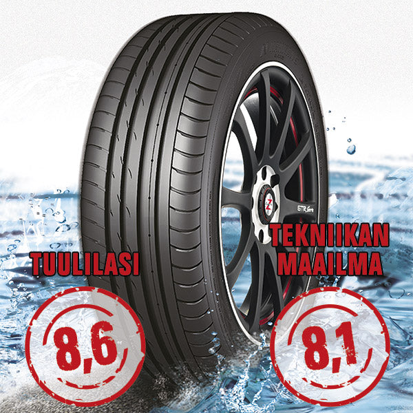 Sportnex AS-2+ TM- ja Tuulilasi-testimenestys