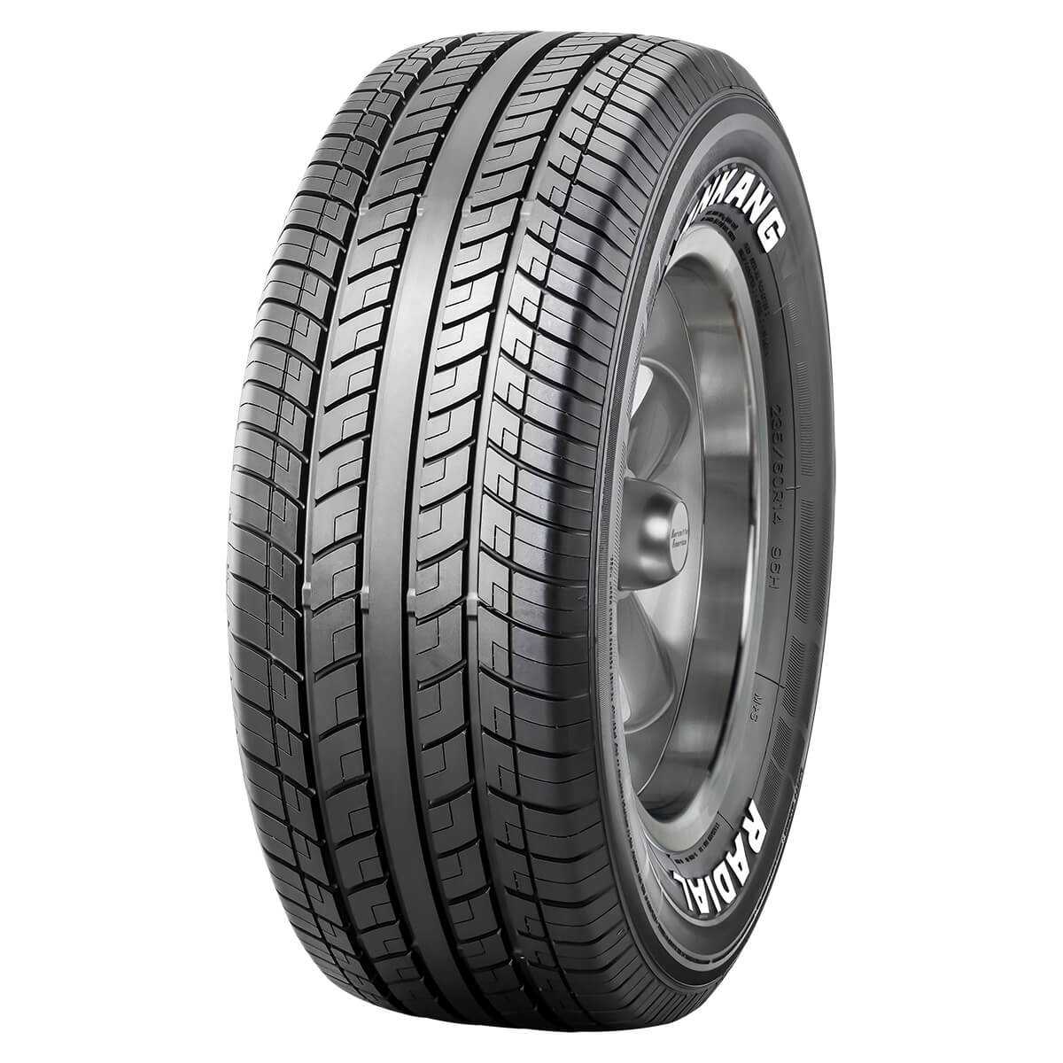 N-729 Radial White Letters